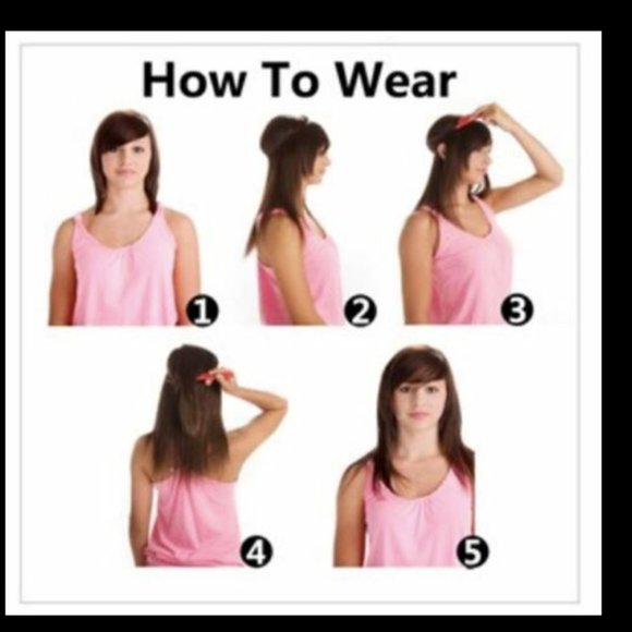 Medium Brown #27 Flipin Halo Style Hair Extensions - Picture 4 of 4